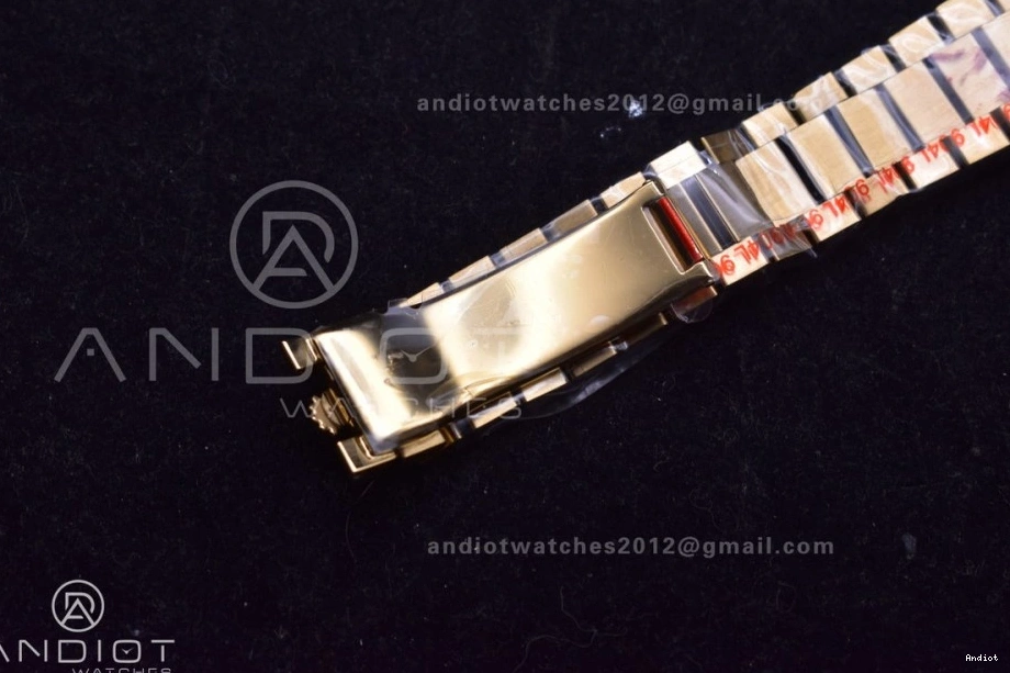 YG 36 Steel Edition 696 904L (Gain Dial V5 on vr3255 Weight) Best Bracelet President QF Gold DayDate EasyCare 0723
